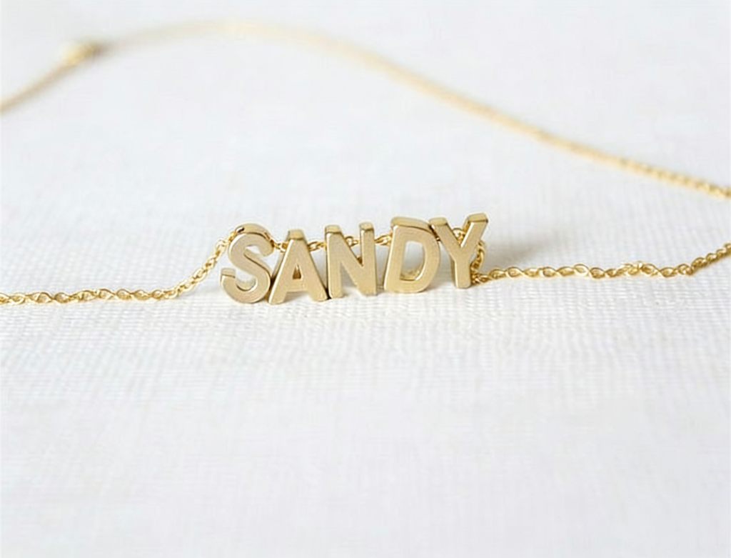 Dainty 18K Gold Plated Initial Letter Necklace - Tarnish-Free Jewelry