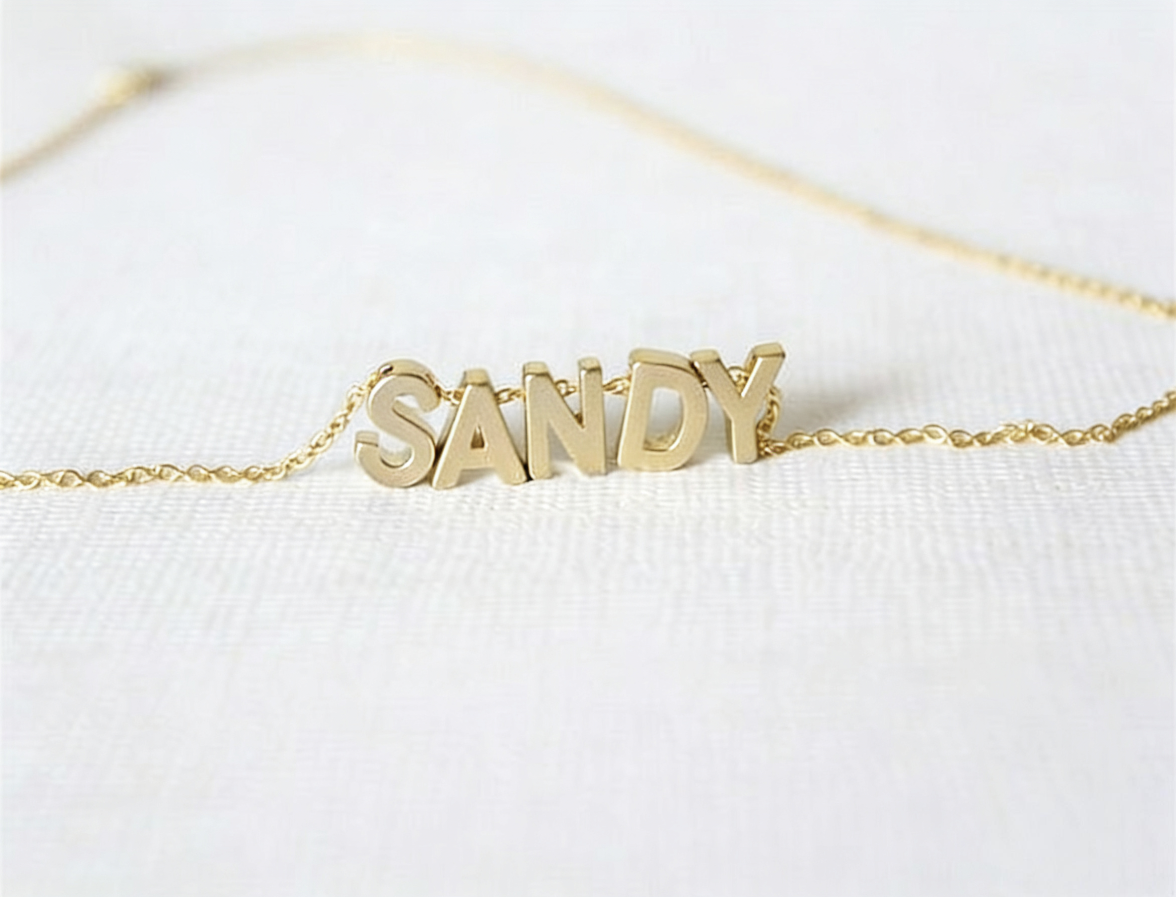 Dainty 18K Gold Plated Initial Letter Necklace - Tarnish-Free Jewelry