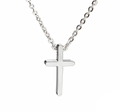 Dainty 18K Gold Plated Cross Necklace - Waterproof Tarnish-Free Set